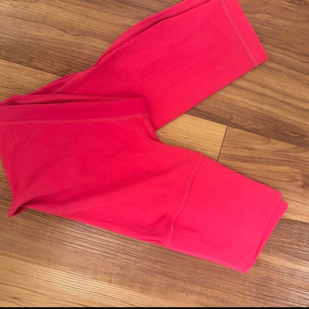Lulu Lemon Align leggings. Bright Pink. Like New. - Picture 4 of 4